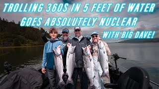 Trolling 360S In 5 Feet Of Water Goes Absolutely Nuclear With Big Dave