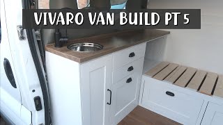 How We Built Our Kitchen | Vauxhall Vivaro SWB Van Conversion PT5