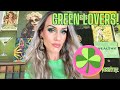 Green lovers palettes  drugstore indie high end