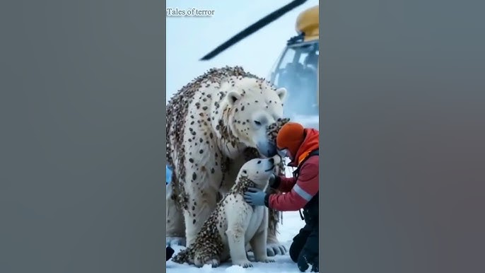 Rescue team saves polar bear from millions of injurious barnacles. # polarbear #rescue #shorts - YouTube