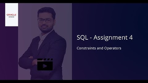 SQL - Assignment 4