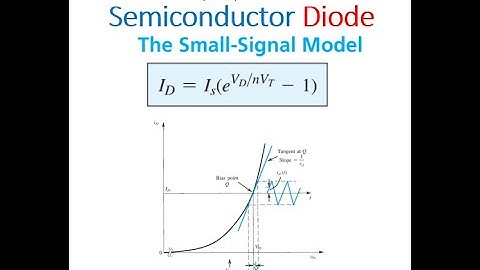 (E) EDC (S) || Small Signal Model of Diode || Ex 4.5 || Exe 4.13