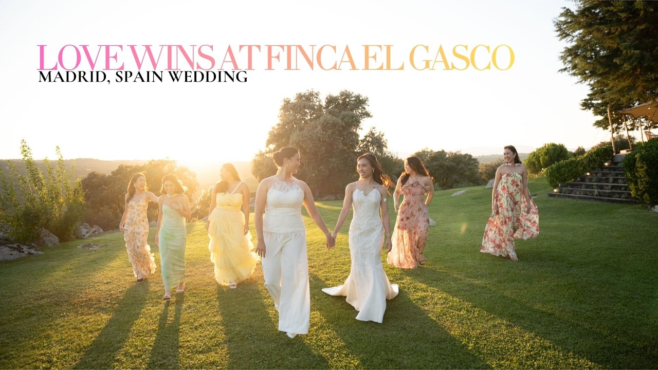 Two Brides Wedding at Finca El Gasco, Madrid, Spain