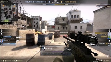CS:GO QUAD Awp No Scope + [Rek + t] + Collateral + Thru Doors n Smoke