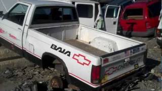 VERY RARE!! Chevy S10 BAJA in junkyard