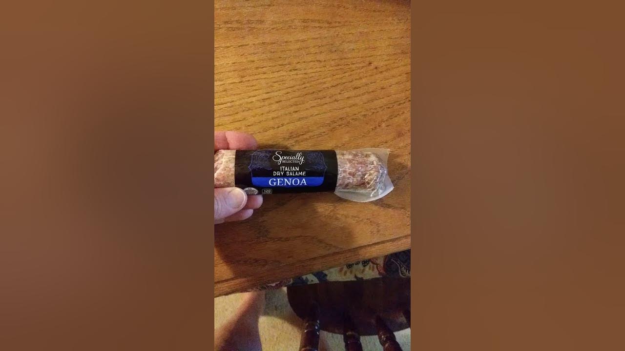 Aldi's Specially Selected Italian Dry Genoa Salame Review YouTube