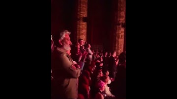 Rajamouli watching RRR at TCL Chinese theatre Hollywood