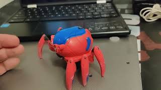My mini spider bot broken toy (got it at disney) .  It cost $25 or $30... and now the leg broke off.