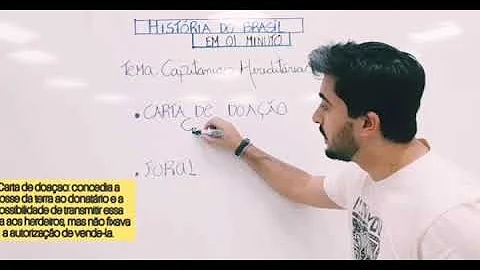 O que foram as cartas de doação e os forais?