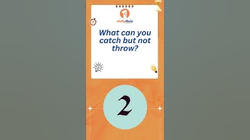 Riddle 13 💡🧠 |  What can you catch but not throw? #riddles #brainteasers #puzzles #mindgames