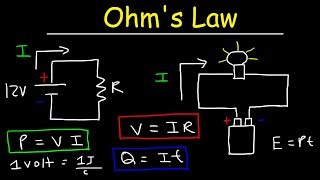 Ohm'S Law Explained - Voltage, Current, Resistance, Power - Volts, Amps &  Watts - Basic Electricity - Youtube