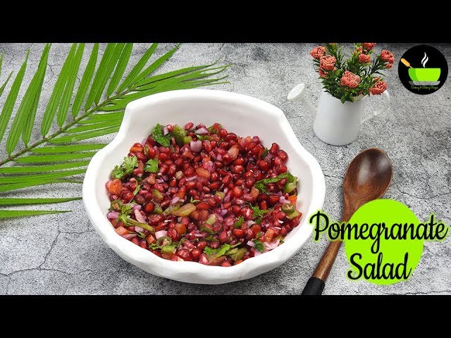 Pomegranate Salad | Cooking Without Fire For School Competition | Fireless Cooking Recipes | She Cooks