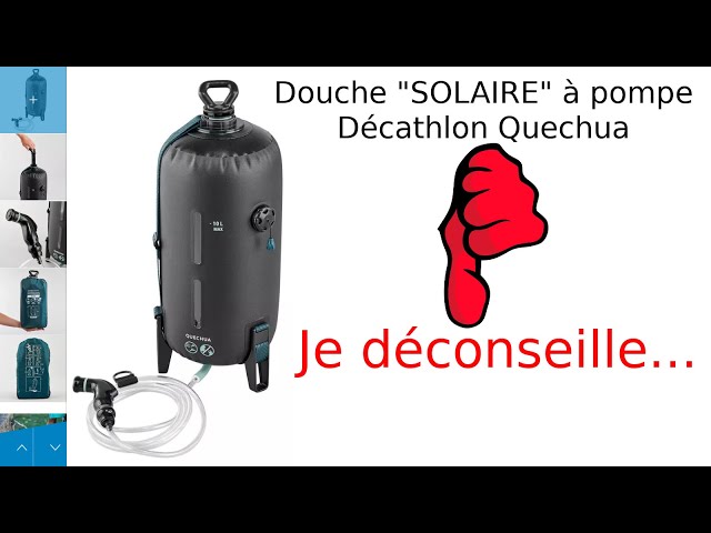 DOUCHE SOLAIRE A PRESSION