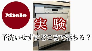 ミーレの食洗機はどこまで落ちる？(Miele)