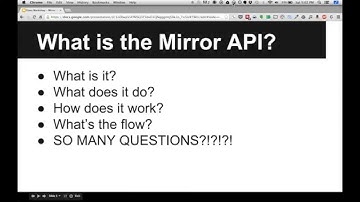 A high-level look at the Mirror API