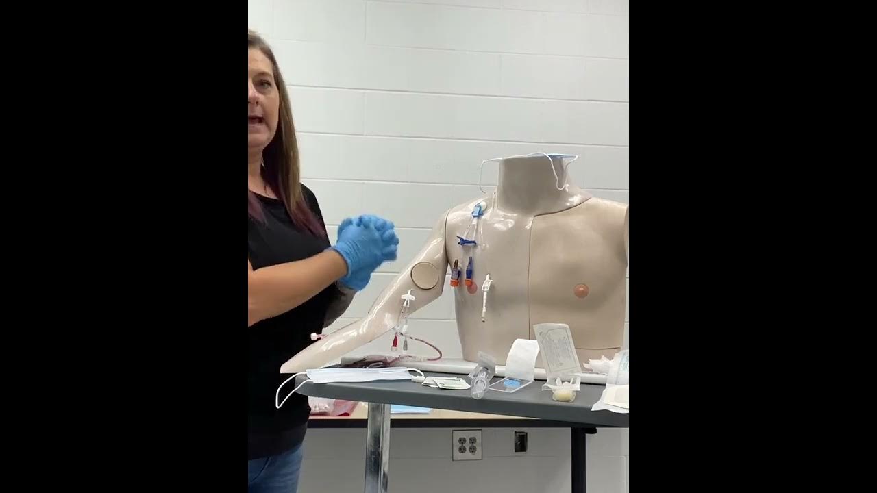 Nursing Skills Central Venous Access Device (CVAD) dressing change NSG