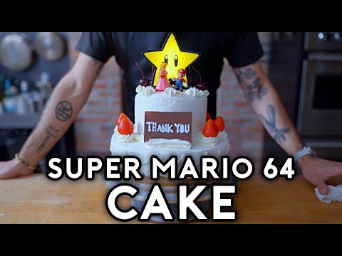 Binging with Babish Peach39s Cake from Super Mario 64