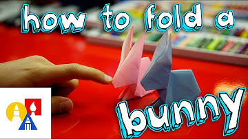 How To Fold An Origami Easter Bunny
