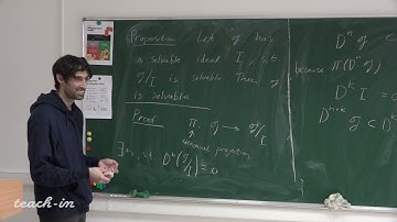 Уваров Ф.В. - Представления алгебр Ли. Лекции - 2. Solvable and Nilpotent Lie algebras. Continuation