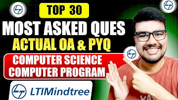LTI MindTree Most asked technical questions l Computer Science & Programming | MUST WATCH!