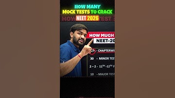 How Many Mock Tests Are Enough to Crack NEET 2026? 🧠📚