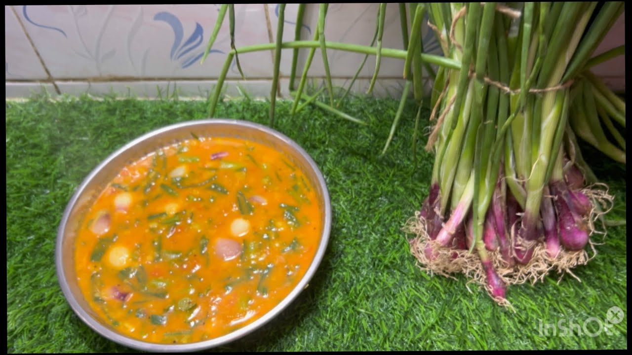 ಒಮ್ಮೆ ತೊಗರಿ ಬೇಳೆ ಮತ್ತು ಈರುಳ್ಳಿ ಹೂನಿಂದ ಮಾಡಿದ ರುಚಿಕರವಾದ ಸಾಂಬರ್| onion flower sambar easy and tasty