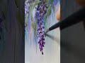 Wisteria Painting, Elsa Weiss Bekolli / Full video coming soon: How to paint Wisteria