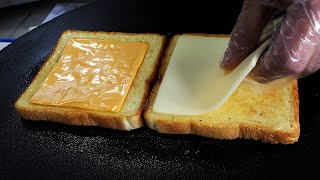 이삭 피자 토스트 / pizza flavored cheese toast / korean street food