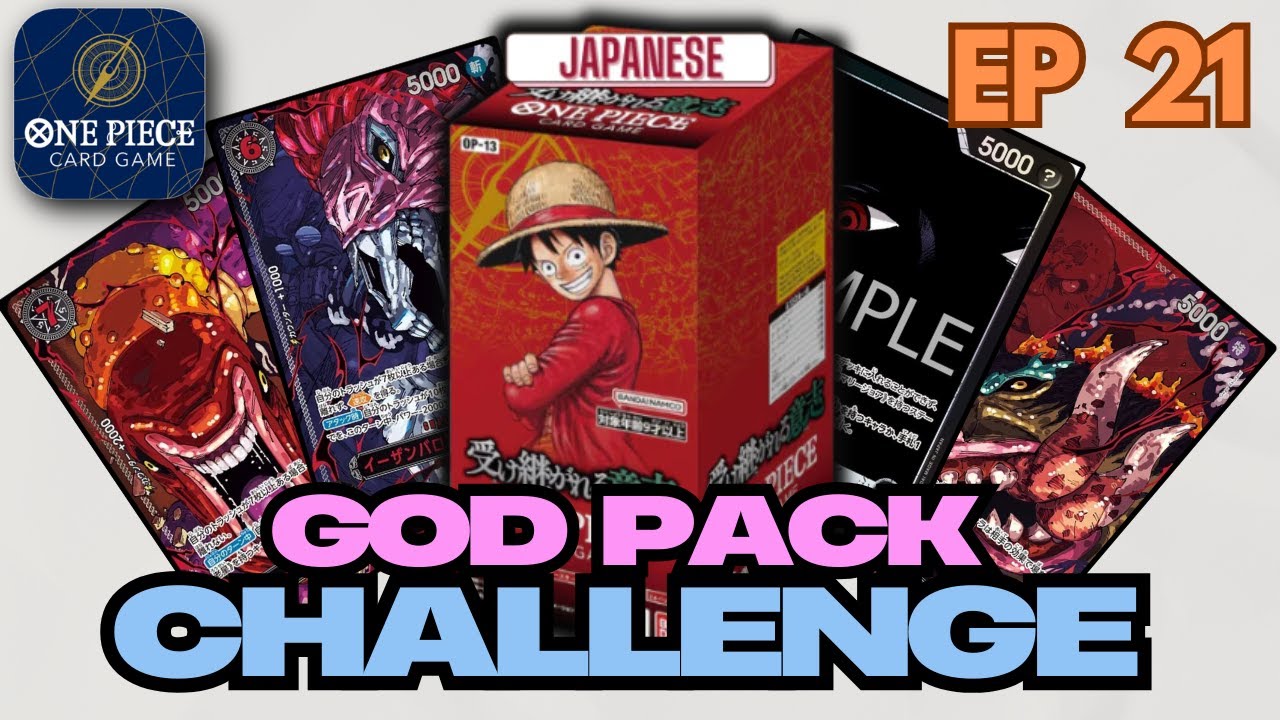 AMAZING LOOKING SP!!!! * - One Piece Card Game GOD PACK FRIDAYS Ep