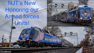 NJT’s New Honoring Our Armed Forces Units! Including #4502 &amp; More!