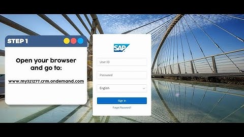 SAP C4C Self Service Password Reset
