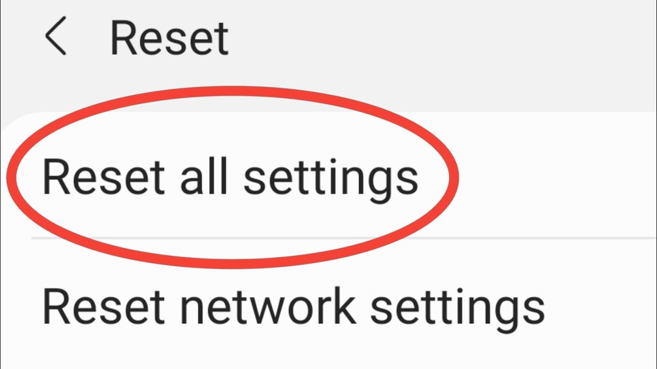 Samsung Mobile Ki Setting Reset Kaise Kare How To Reset Samsung
