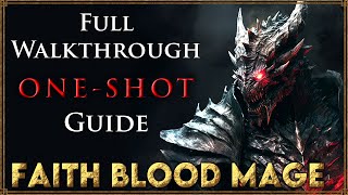 DragonBorne One Shot BloodMage Full Walkthrough Elden Ring