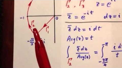 Complex Integral 17 Parametrized Example Part 5