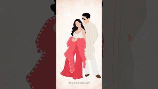 Indian Haldi Ceremony Couple Vector Illustration Process  #illustrationnation #digitalillustration