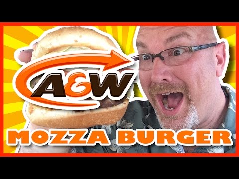 A&W Double Mozza Burger Review with Coupons