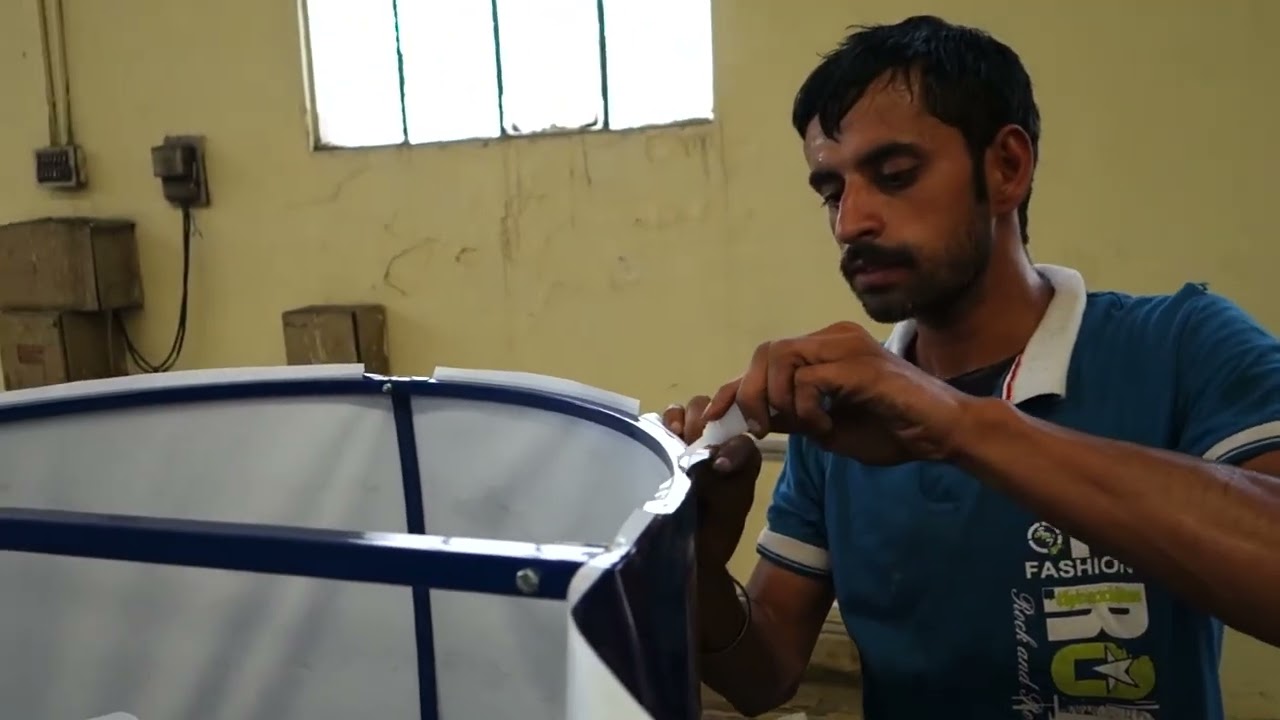 Ice Cream Cart Canopy Flex Assembly