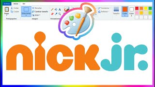 NICK Jr. LOGO in MS PAINT🎨