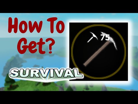 How To Get Iron Pickaxe? Roblox The Survival Game