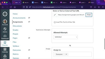 Instructure Canvas attaching a Google Classroom document via LTI 1.3 May 2022