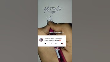 Krishna name logo✨#shorts#shortvideo #youtubeshorts #viral #logo #Krishna.......