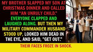 My Brother Slapped My Son At Christmas Dinner And Called Him “An Unruly Child,” So I…