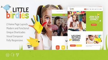Little Birdies | Multipurpose Children WP Theme | Themeforest Website Templates and Themes
