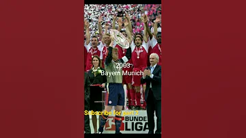 All Bundesliga Champions 2000 2024 Part 1 Subscribe For Part 2 Bundesliga Football 