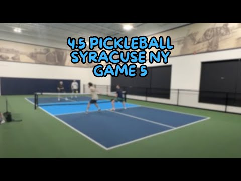 4.5 Pickleball - Syracuse NY - Erie Canal 1/13/25 - Game 5