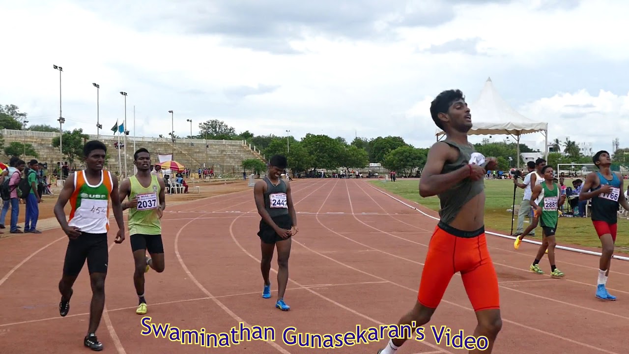 BOY'S U16 200m RUN FINAL. 32nd TAMIL NADU JUNIOR ATHLETIC CHAMPIONSHIPS 2017 YouTube