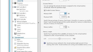 Configuring VM Minimum Memory in Hyper-V 3.0 on Windows Server 2012