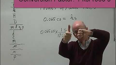 Factor Labeling Example with Negative Exponents