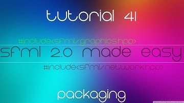 C++ Sfml 2.0 Made Easy Tutorial 40 - Packaging and Distributing Your Game