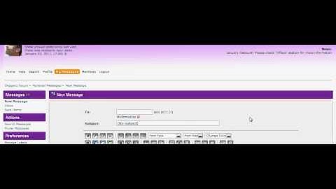 [TUTORIAL] How to send a PM (Private Message) on a forum